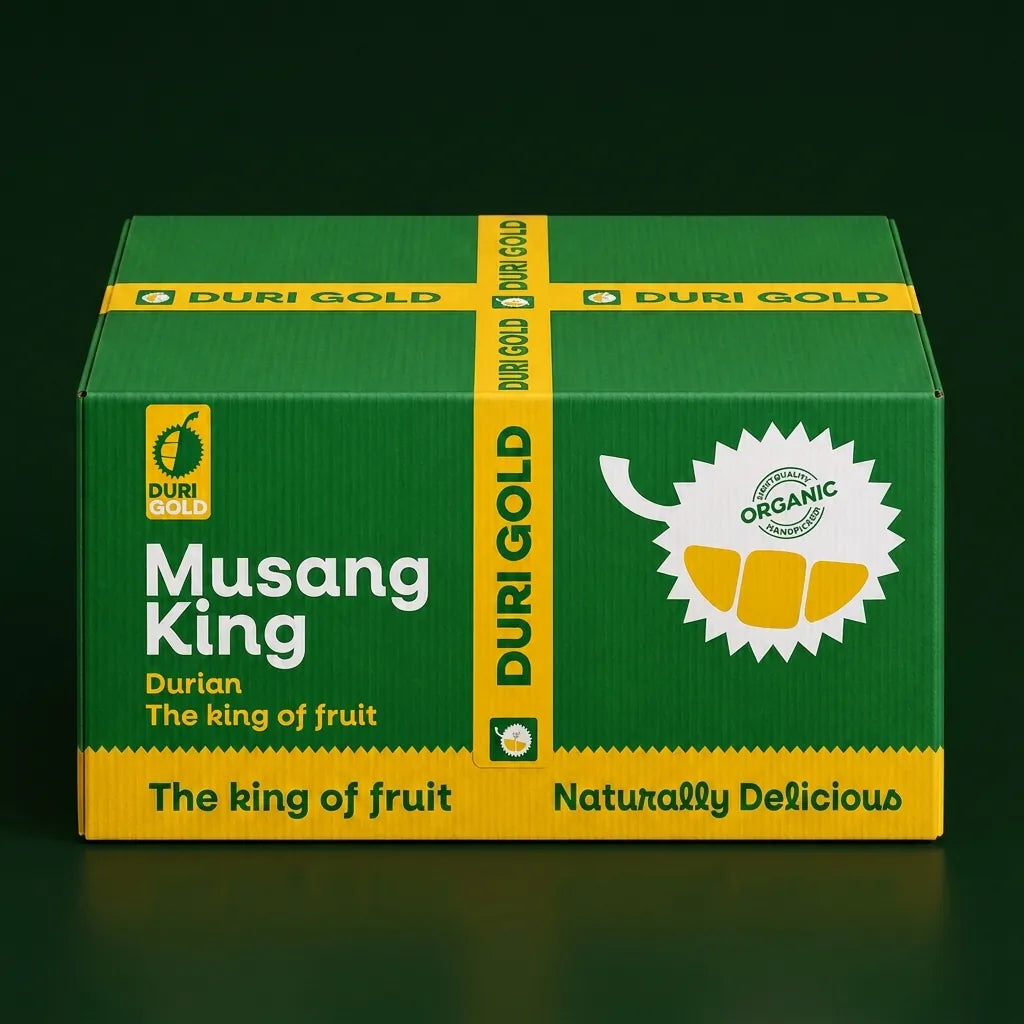 Durigold Musang King crate packaging
